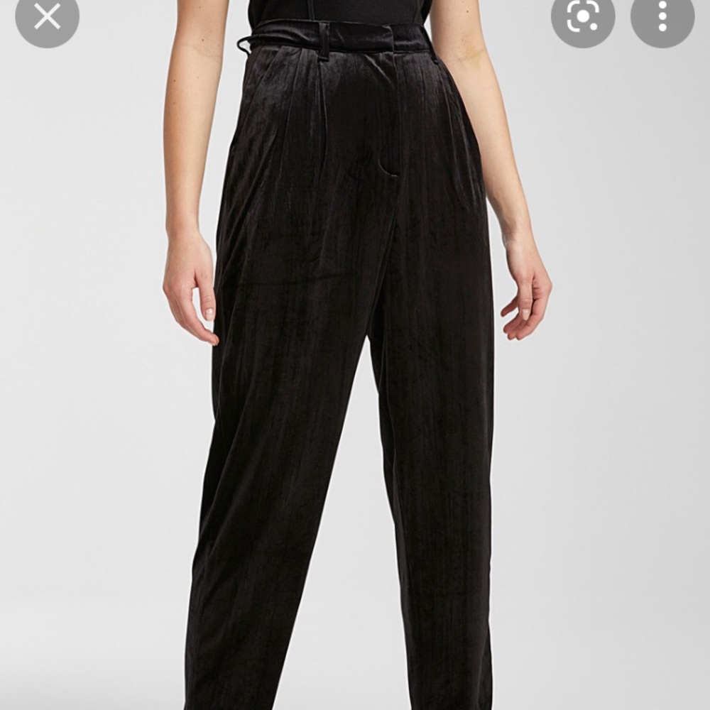 Velvet barrel pants